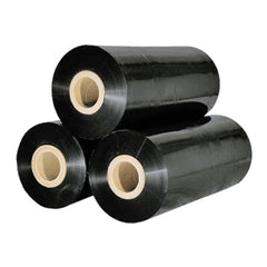 Paquete x3 Rollos film vinipel strech 25 cm x 300 metros - Negro