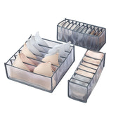 Organizadores de ropa x3 plegables divisiones ahorrador