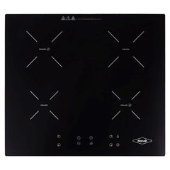 Estufa de empotrar Inducción negra 60 cm eléctrica 220V Haceb