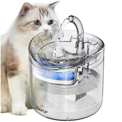Bebedero fuente de grifo para mascotas con filtro purificador 2L