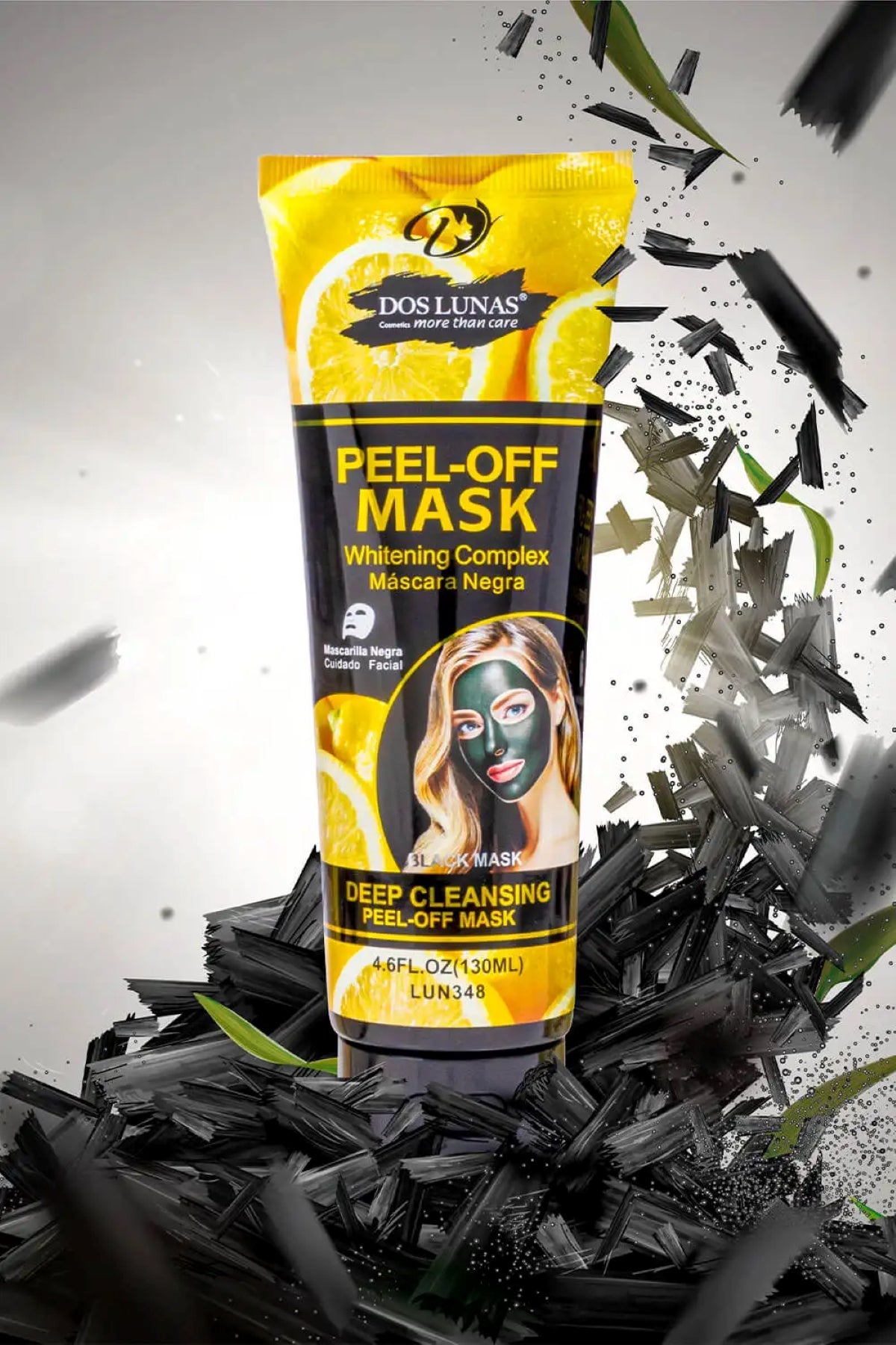Mascarilla De Cuidado Facial Negra Limon
