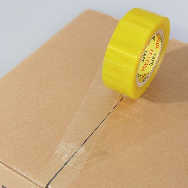 Pack x3 Rollos de cinta ancha transparente 200 metros industrial