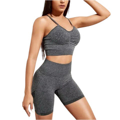 Conjunto Deportivo short corto moldeador con copa Talla Única
