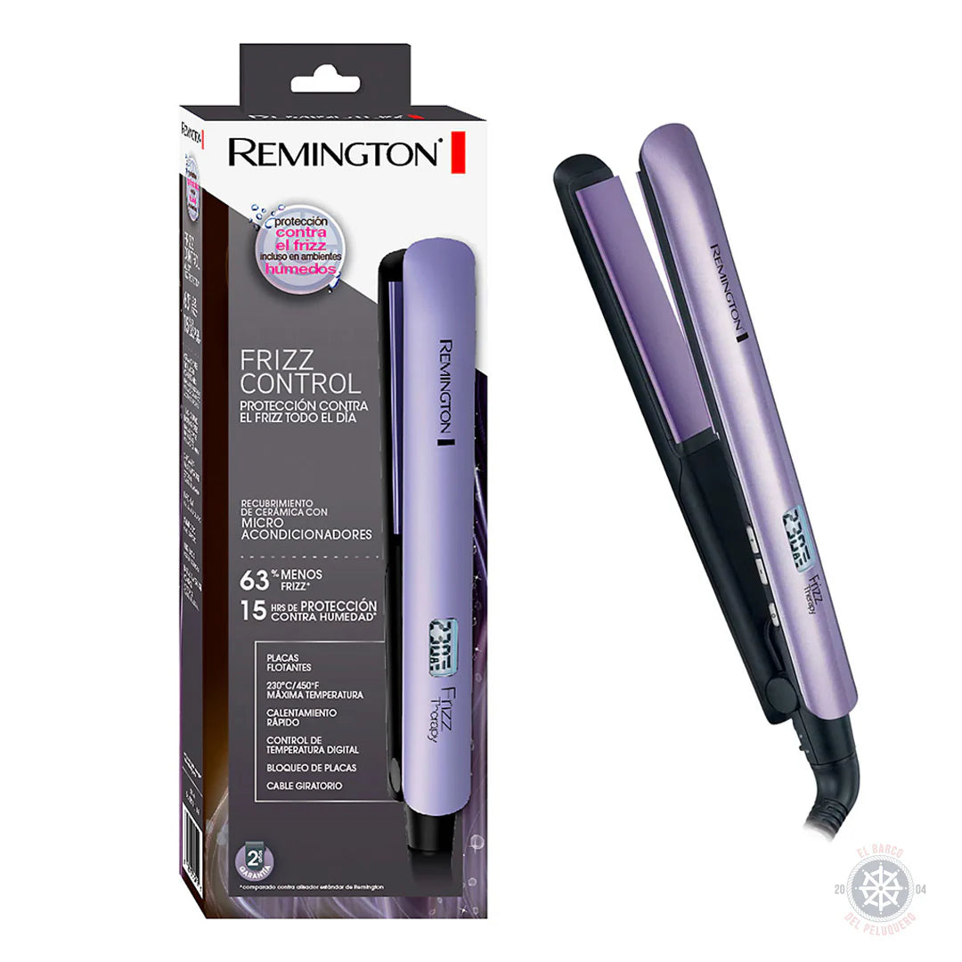 Plancha alisadora Remigton Frizz Control cerámica Original S8510