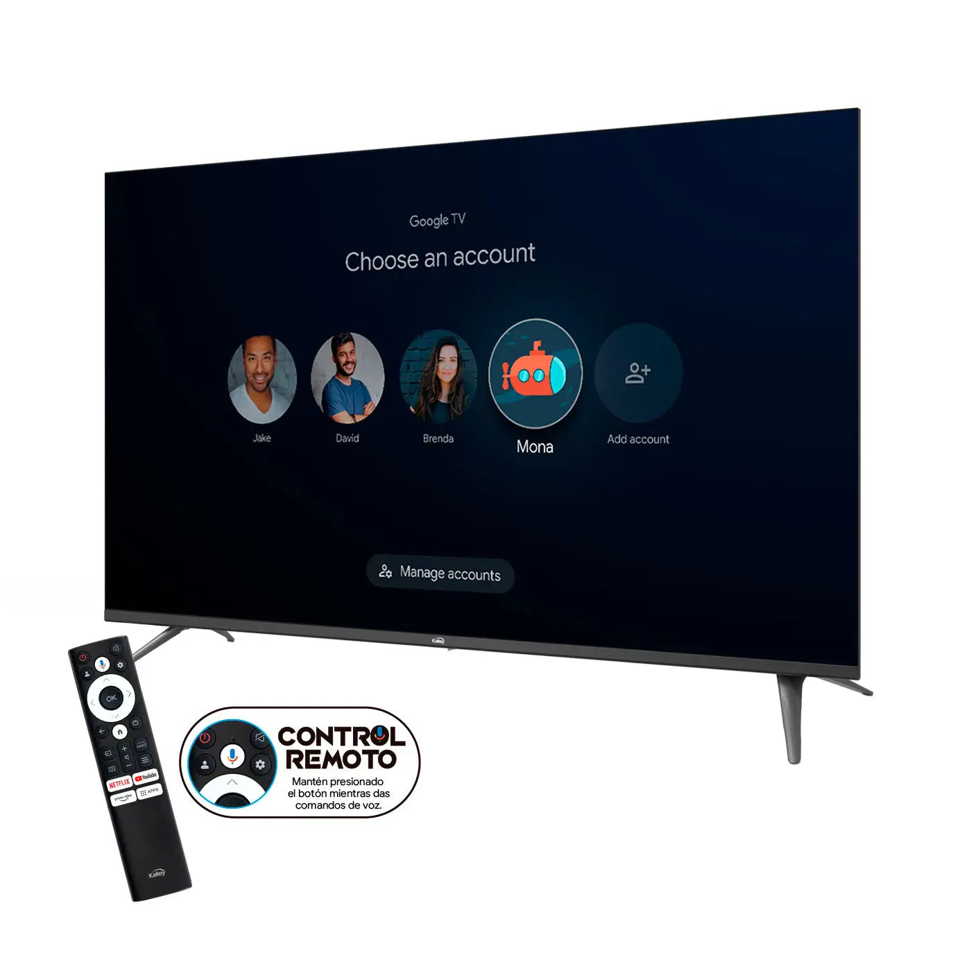 TV KALLEY 43" K-TV43G200 FHD