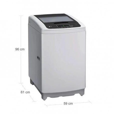Lavadora LG carga superior 13 kilos WT13DPBK Gris