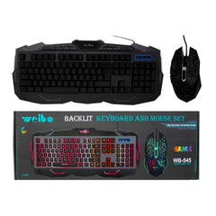 Teclado + Mouse Weibo Alambrico Wb545
