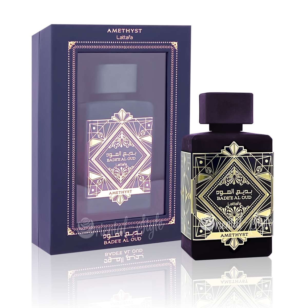 Lattafa Badee Al Oud Amethyst 100ml dupe Initio Atomic Rose unisex