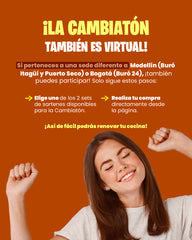 CAMBIATÓN - SET X3 SARTENES 18-20-24