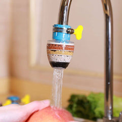 Filtro purificador de agua universal para llave de grifo
